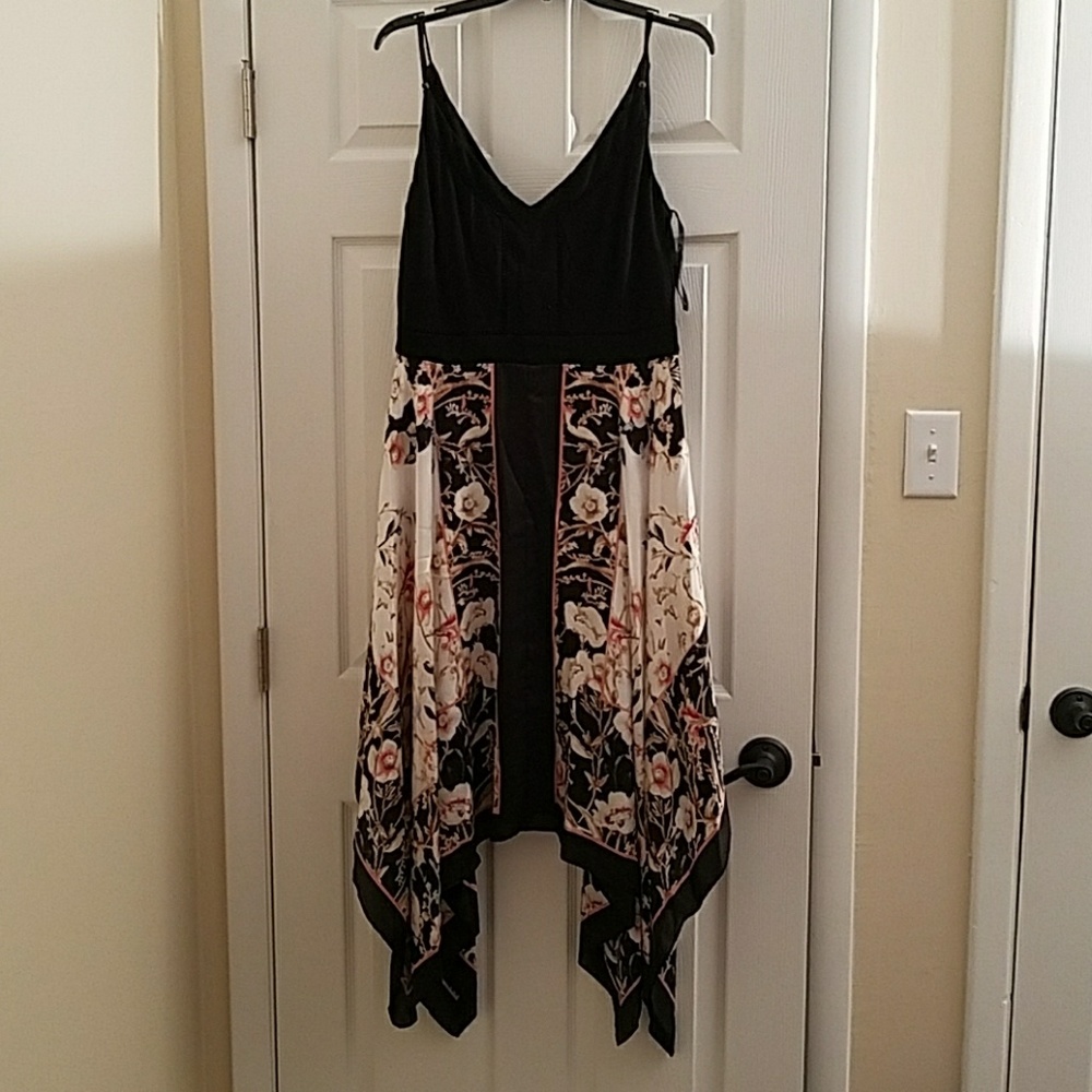 Handkerchief cut dress